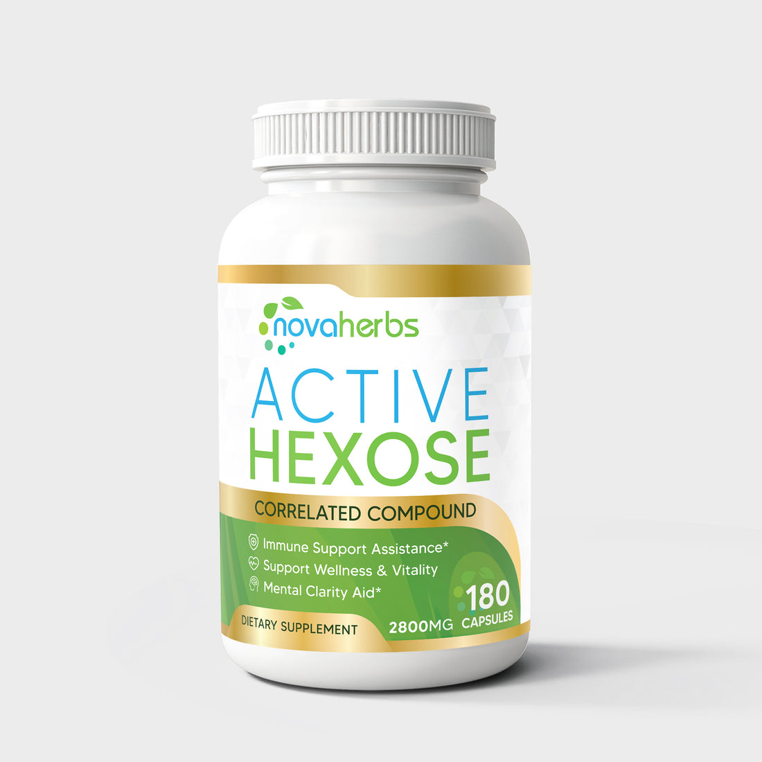 AHCC Supplement - 180 Capsules - 700mg - NovaHerbs